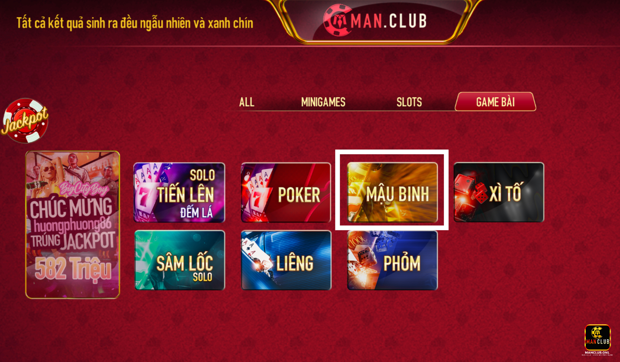 Game bài Mậu binh tại cổng game ManClub có những ưu điểm gì?